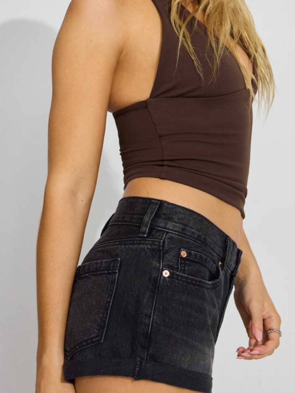 Garage denim shorts